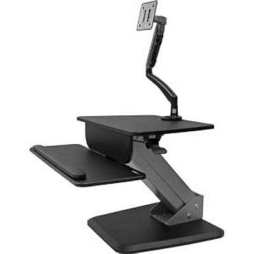 StarTech.com BNDSTSSLIM -  Sit-to-Stand Workstation with Articulating Monitor Arm