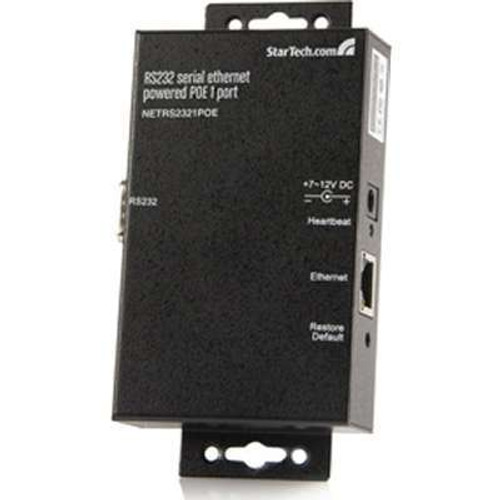StarTech.com NETRS2321POE -  1 Port Serial Ethernet Device Server PoE