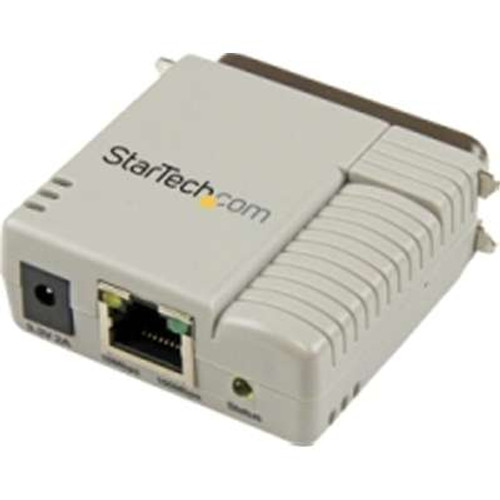 StarTech.com PM1115P2 -  Startech Network PM1115P2 1 Port 10 100mbps Ethernet Parallel Print Server Retail