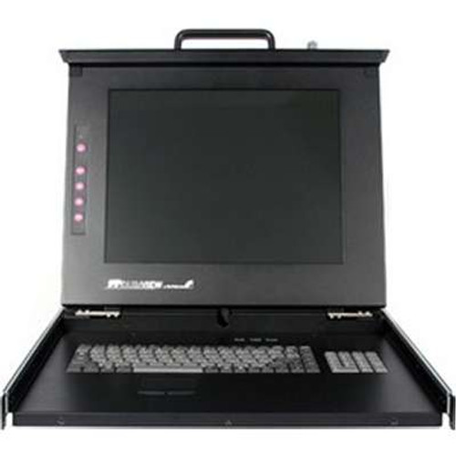 StarTech.com RACKCONS1501 -  1U 15" Folding Rackmount LCD Console - USB + PS/2