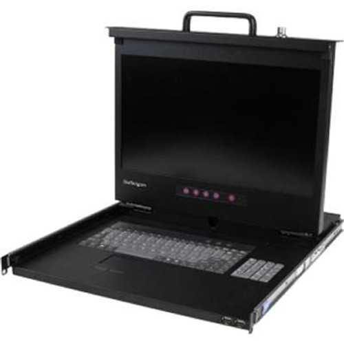 StarTech.com RACKCONS17HD -  1U 17" HD 1080p Rackmount LCD Console with Front USB Hub