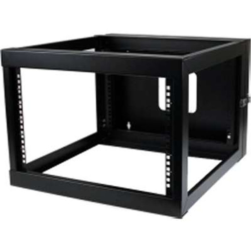 StarTech.com RK619WALLOH -  6U 22 inch Depth Hinged Open Frame Wall Mount Server Rack