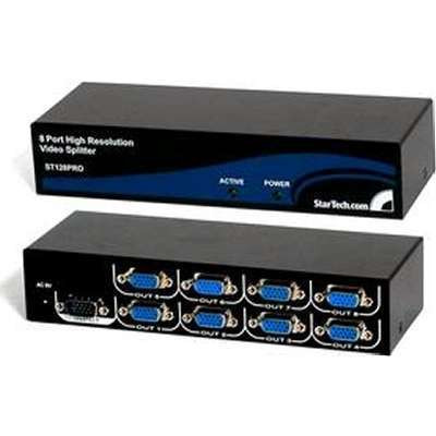 StarTech.com ST128PRO -  8-Port High Resolution VGA Video Splitter 300MHz
