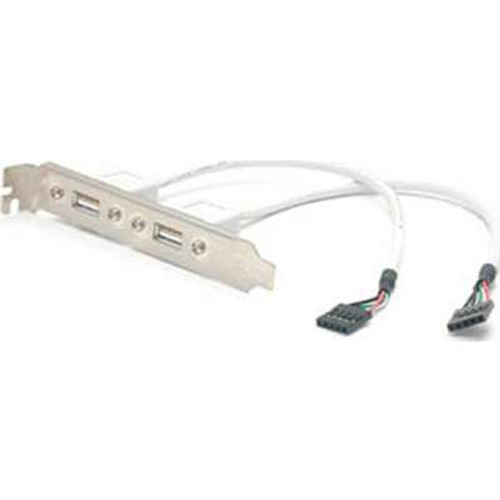 StarTech.com USBPLATE -  2-Port USB A-Female Slot Plate Adapter