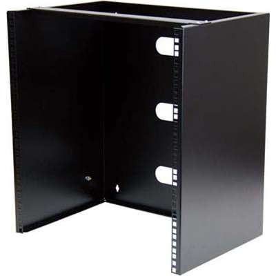 StarTech.com WALLMNT12 -  Wall-Mount Bracket for Shallow Rack-Mount Equipment - Solid Steel - 12U