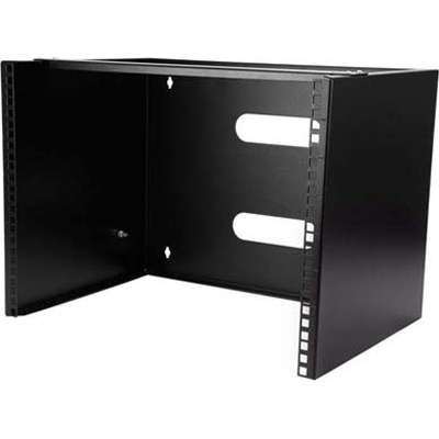 StarTech.com WALLMOUNT8 -  Wall-Mount Bracket for Shallow Rack-Mount Equipment - Solid Steel - 8U