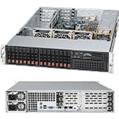 Supermicro CSE825TQ560LPB3YR -  Cse-825TQ-560LPB (3-Year) 2U 560W 8X3.5 SAS SATA Hot-swap Retail