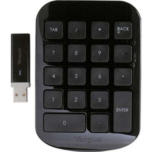 TARGUS AKP11US - Targus Wireless Numeric Keypad with Low Battery Indicator Light Black/Gray