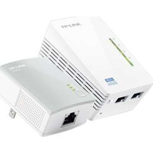 TP-LINK TL-WPA4220KIT -  TL-WPA4220KIT 300Mbps AV500 WiFi Powerline Extender Starter Kit