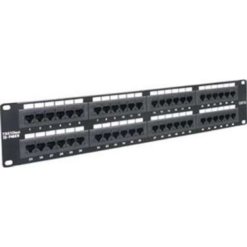 TRENDNET TC-P48C6 - TRENDnet TC-P48C6 Cat6 48-Port RJ-45 UTP Rack Mount Patch Panel