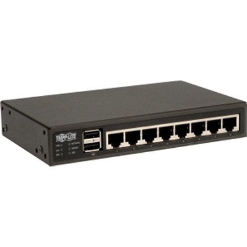 TRIPP LITE B094-008-2E-M-F - Tripp Lite B094-008-2E-M-F 8 Port DB9F RJ45 Serial Con Term Server Management Software TAA GSA