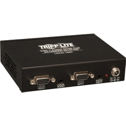 TRIPP LITE B132-004A-2 - Tripp Lite 4-Port VGA + Audio over Cat5/Cat6 Extender Splitter Transmitter