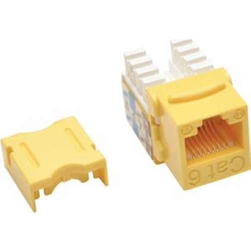 TRIPP LITE N238-001-YW - Tripp Lite Keystone Jack CAT6/CAT5E-110 Style Punch Down Yellow