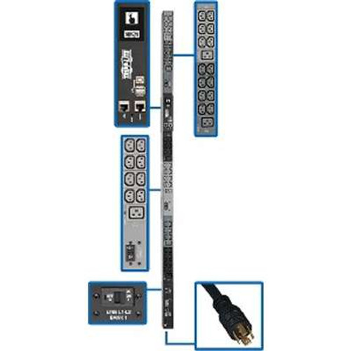 TRIPP LITE PDU3EVN10L2130B - Tripp Lite 3PH PDU Monitored 42 C13; 6 C19; L21-30P
