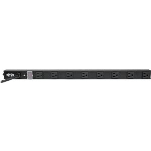 TRIPP LITE PS2408B - Tripp Lite 8 Outlet Power Strip 15 Cord Vertical 5-15R 5-15P 24 inch Black