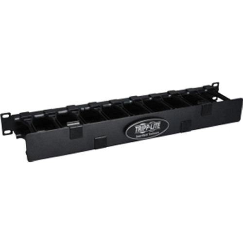 TRIPP LITE SRCABLEDUCT1UHD - Tripp Lite 1U High Capacity Horizonatal Cable Manager Finger Duct with dual-hinge Cover