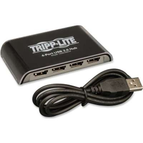 TRIPP LITE U225-004-R - Tripp Lite 4-Port USB 2.0 480Mbps Hub with 4ft USB 2.0 Cable