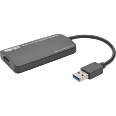 TRIPP LITE U344-001-DP-4K - Tripp Lite USB DisplayPort Graphic Adapter Superspeed Dual Monitor 4K x 2K