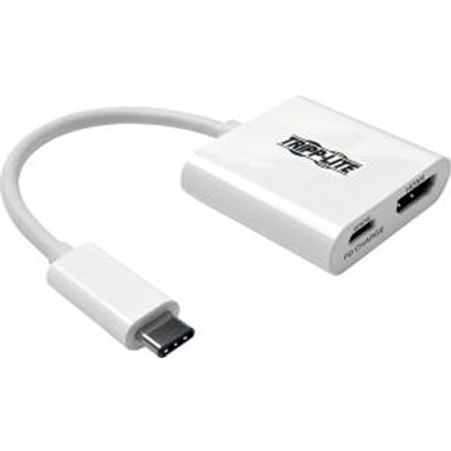TRIPP LITE U444-06N-H4-C - Tripp Lite USB C to HDMI Video Adapter 4K with PD Charging USB Type C to HDMI
