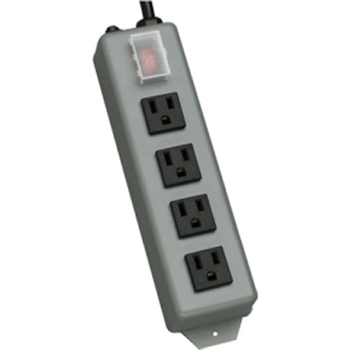 TRIPP LITE UL603CB-6 - Tripp Lite Power Strip - 4 NEMA 5-15R - Waber By Tripp Lite Power Strip Metal