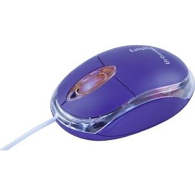 Urban Factory Inc. BDM07UF -  Cristal Mouse Purple Optical USB 2.0