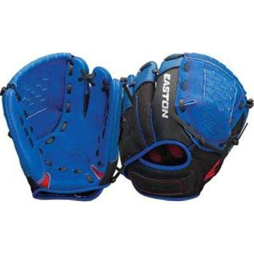 V7 A130634LHT - Easton Z-Flex Youth Glove Blue 10"