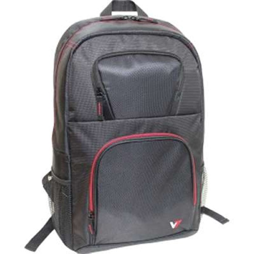 V7 CBV21RT-9N -  Vantage 2 Black with Red Trim Backpack for 16.1 inch Laptop