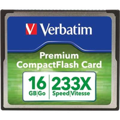 Verbatim 97982 -  16GB Premium CompactFlash Card