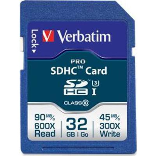 Verbatim 98047 -  32GB Pro 600X SDHC Class 10 Uh