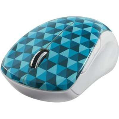 Verbatim 99745 -  Wireless Blue LED Mouse - Diamond Pattern (Blue)