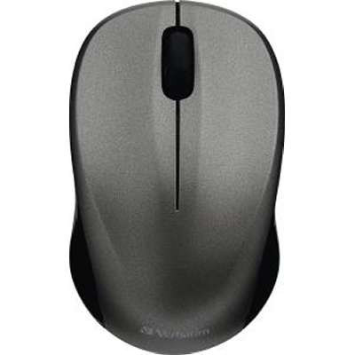 Verbatim 99769 -  Silent Wireless Blue LED Mouse Graphite Multi Button Ergonomic