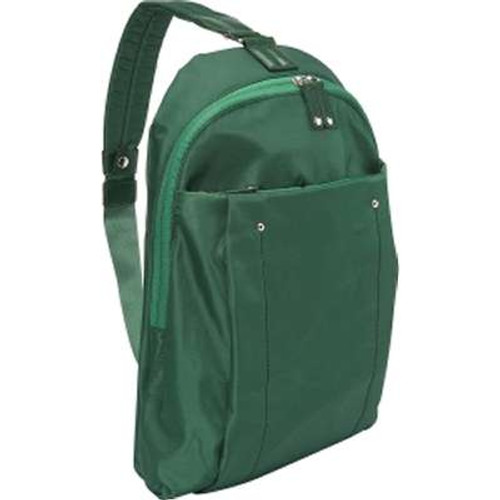 Women In Business FWB14GRMIAMI -  Miami City Green Slim Cross Body Backpack for 14 inch Laptop