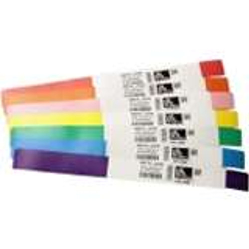 Zebra 10012712-6 -  4-pack Z-Band Fun 1X10IN Orange