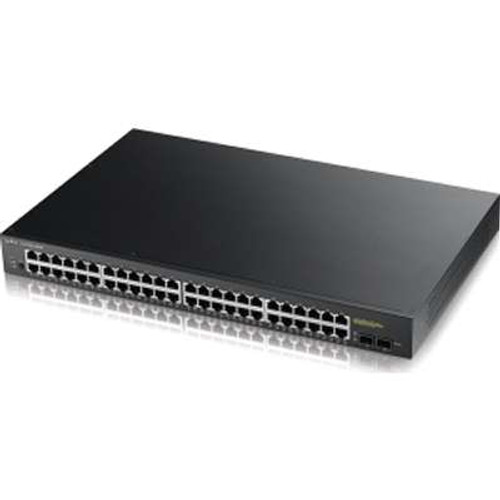 ZyXEL GS1900-48HP -  GS1900-48HP 48-Port GbE Smart Managed PoE 170W Switch Uplink with 2 SFP (50 Ports)