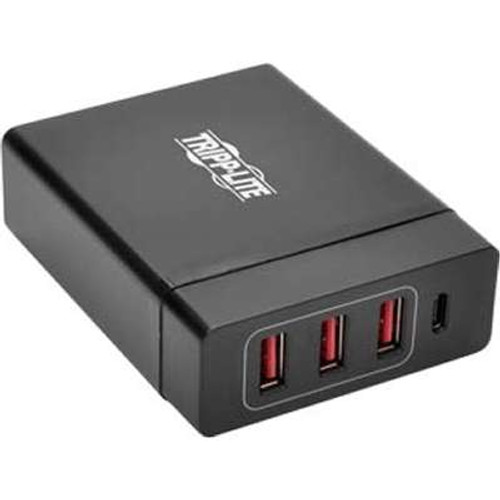 Tripp Lite U280-004-WS3C1 -  4-Port USB Charging Station Hub with USB-C Charging and Auto Sensing Ports