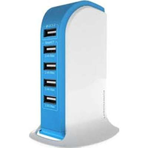 Energen EN-UC500BL -  5-Port UC500 High Power 60W USB Charger - Blue