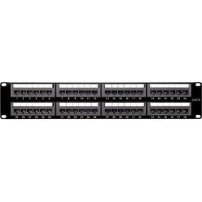 4XEM 4XRMC6PP48 - 48 Port CAT6 Rackmount Patch Panel