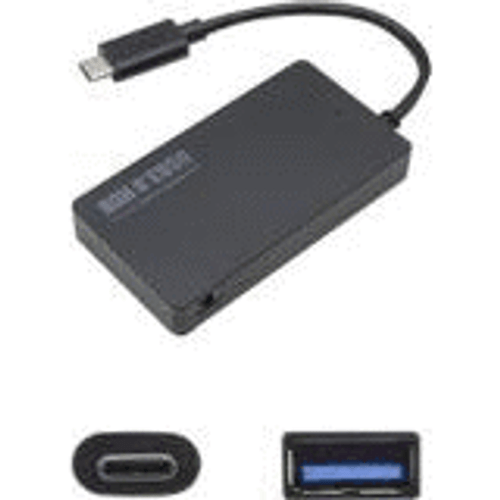 AddOn USBC27U3ASB - USB 3.1 to USB 3.0 AC M/F USB Hub Black