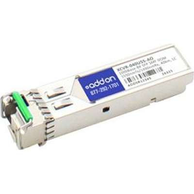 AddOn XCVR-040U55-AO - Ciena SFP 40KM BX XCVR-040U55 Compat TAA XCVR 1GIG Bidi DOM LC