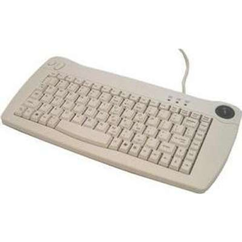 ACK-5010UW - Adesso ACK-5010W Mini-Trackball Keyboard USB (White)
