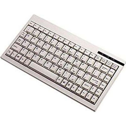 ACK-595PW - Adesso ACK-595PW ACK-595PB Mini Keyboard with Embedded Numeric Keypad PS/2 (White)