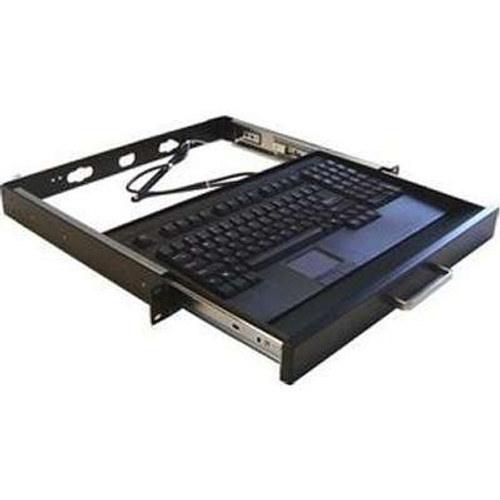 ACK-730PB-MRP - Adesso ACK-730PB-MRP EasyTouch 730 Touchpad Keyboard with Rackmount (PS/2)