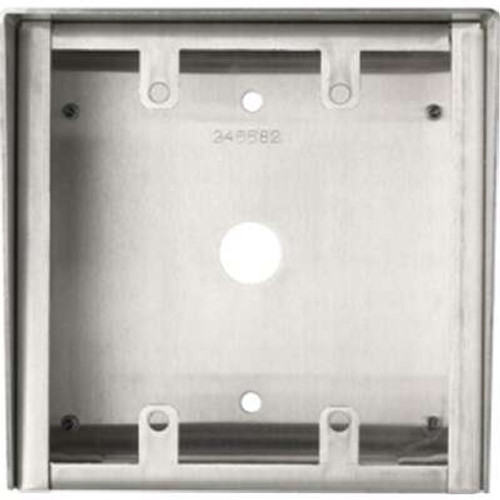 Aiphone Corporation SBX-2G - Surface Mount 2-Gang Stainlesssteel Enclosure