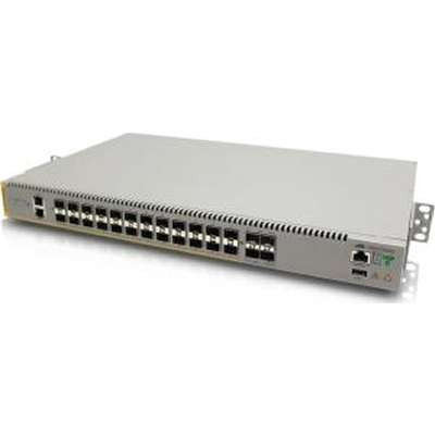 Allied Telesis AT-IE510-28GSX-80 - 24x 100/1000X SFP 4x 1000X/10G SFP+ Industrial Ethernet Stackable Layer 3 Switch