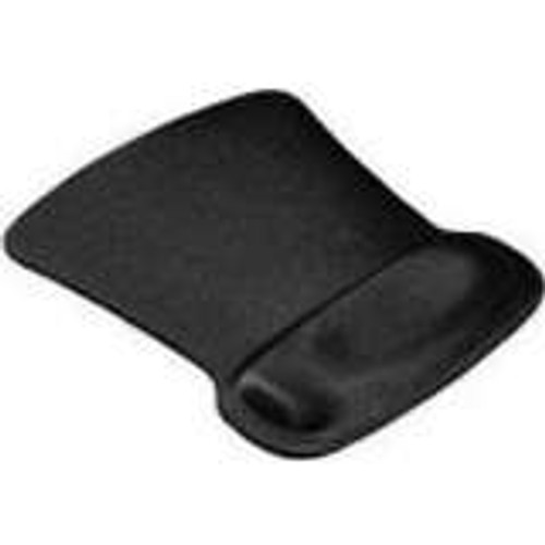 Allsop 30191 - Ergoprene Gel Mousepad with Wrist Rest - Black