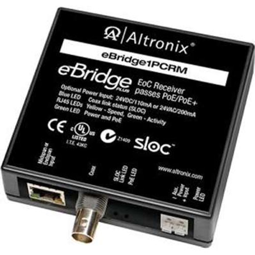 Altronix eBridge1PCRM - IP and PoE+ over Coax Receiver