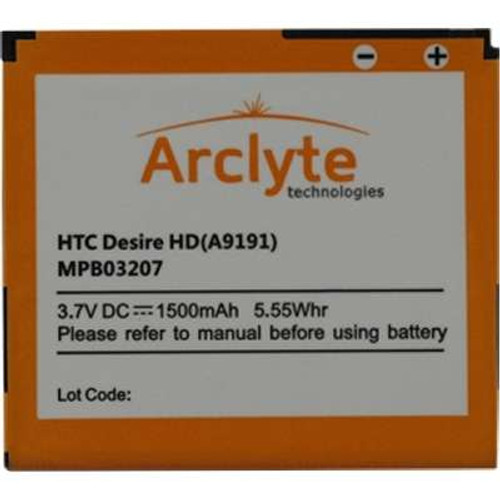 Arclyte Technologies Inc. MPB03207 - High Quality HTC Replacement Battery for Models 7 Surround; 8788; A9191; Desirehd