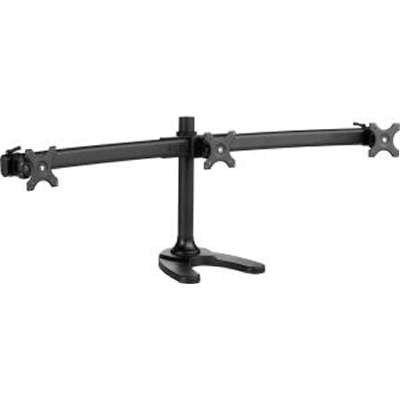 Atdec SD-FS-T - Spacedec SD-FS-T Freestanding Triple Monitor Desk Mount for Up to 25" Monitors