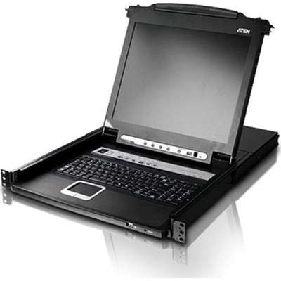 ATEN CL5708M - CL5708M 8-Port 17" Single Rail LCD KVM Console