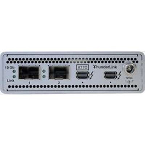 ATTO Technology TLNS-2102-D01 - 20Gb/s Thunderbolt 2 (2-Port to 10GbE (2-Port Adapter ( includes SFPs